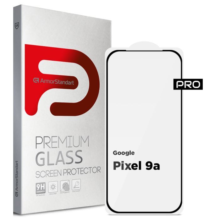 Стекло защитное Armorstandart Pro Google Pixel 9a Black Фото