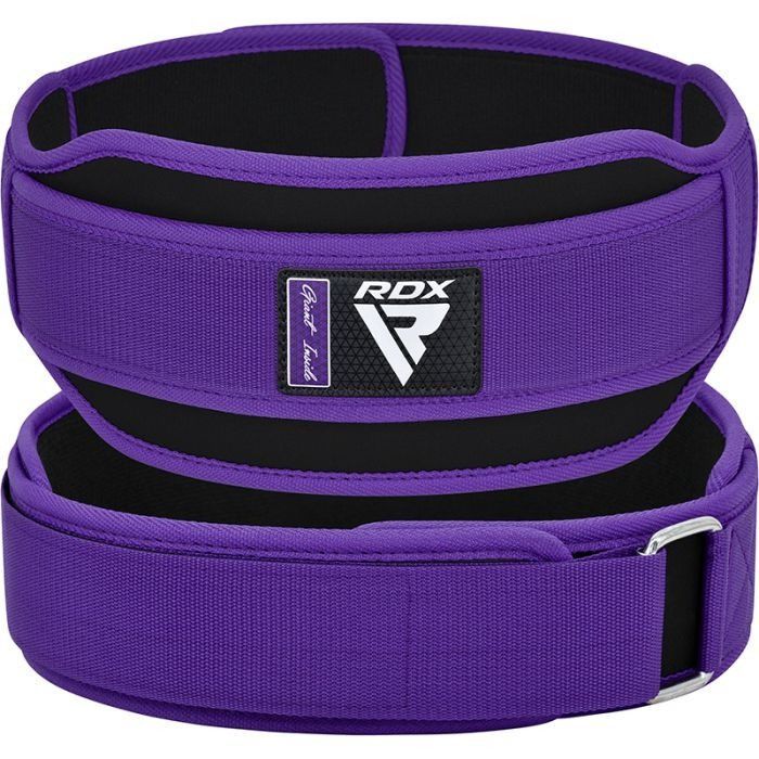 Атлетический пояс RDX RX5 Double Belt неопреновий Purpel XS Фото