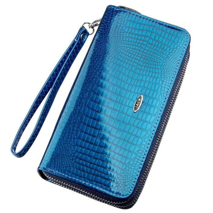 Кошелек Kivi Из экокожи Синий Фото