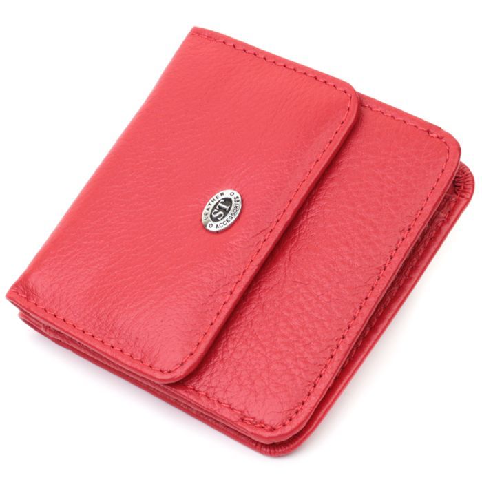 Кошелек ST Leather Из натуральной кожи Красный Фото