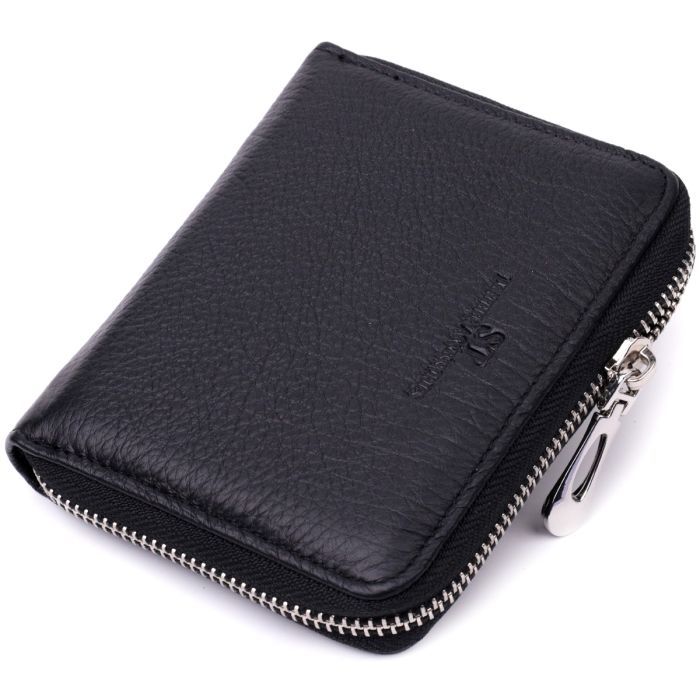 Кошелек ST Leather Из натуральной кожи Черный Фото