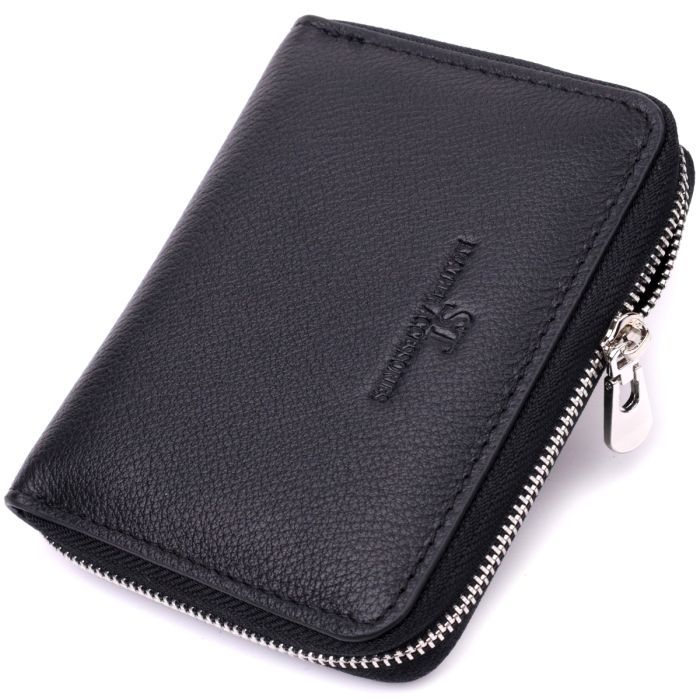 Кошелек ST Leather Кожаный Черный Фото