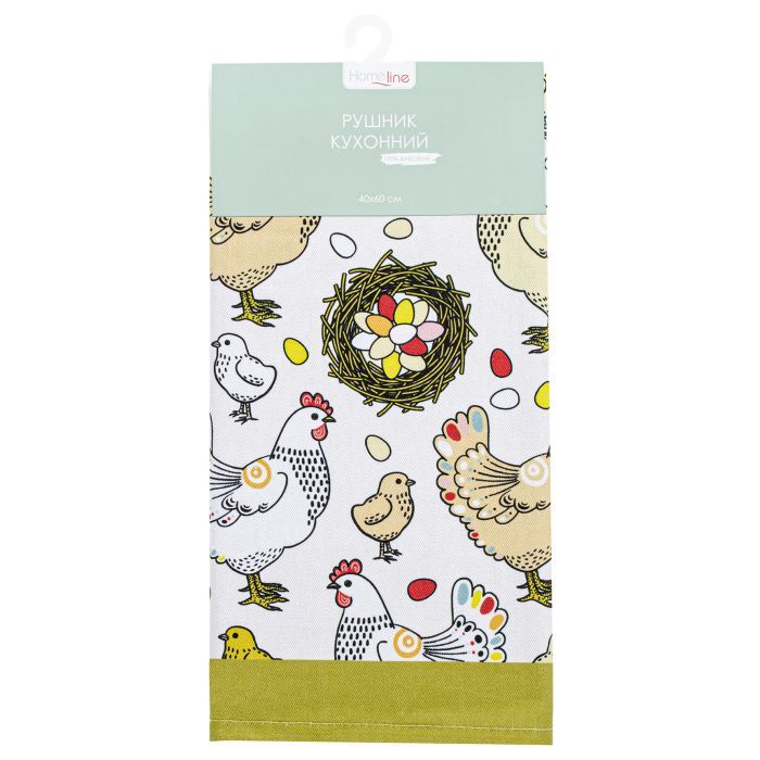 Полотенце Home Line кухонное Курочки 40x60 см Фото