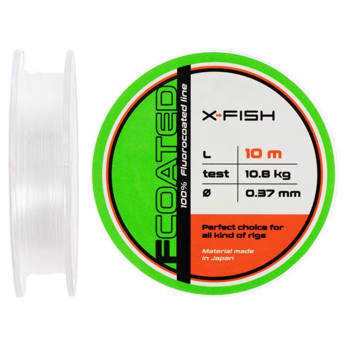 Флюорокарбон X-Fish FCoated 10m 0.37mm 10.8kg Фото
