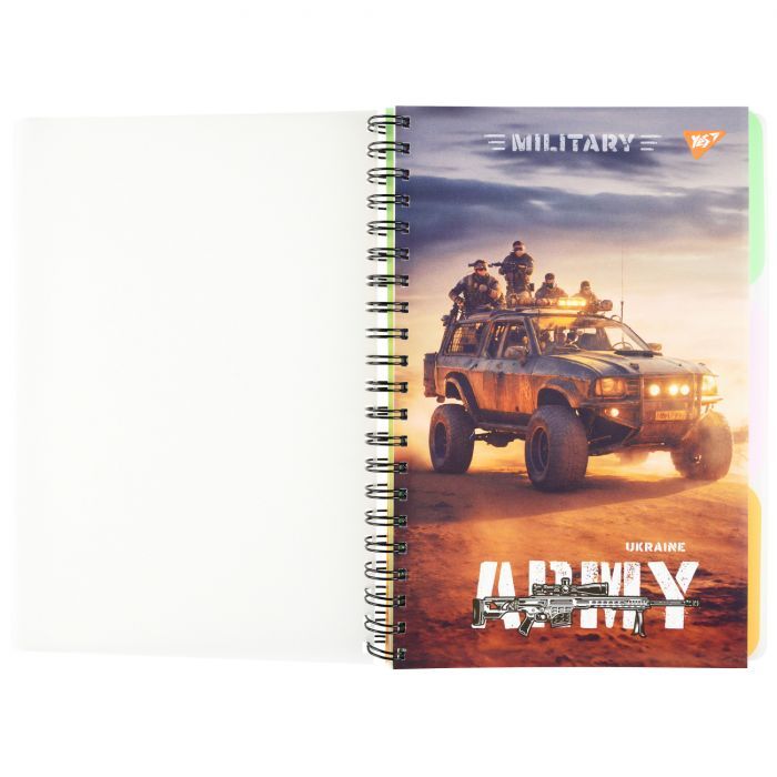 Блокнот Yes А4 Army Ukraine 144 аркуша пластикова обкладинка Фото