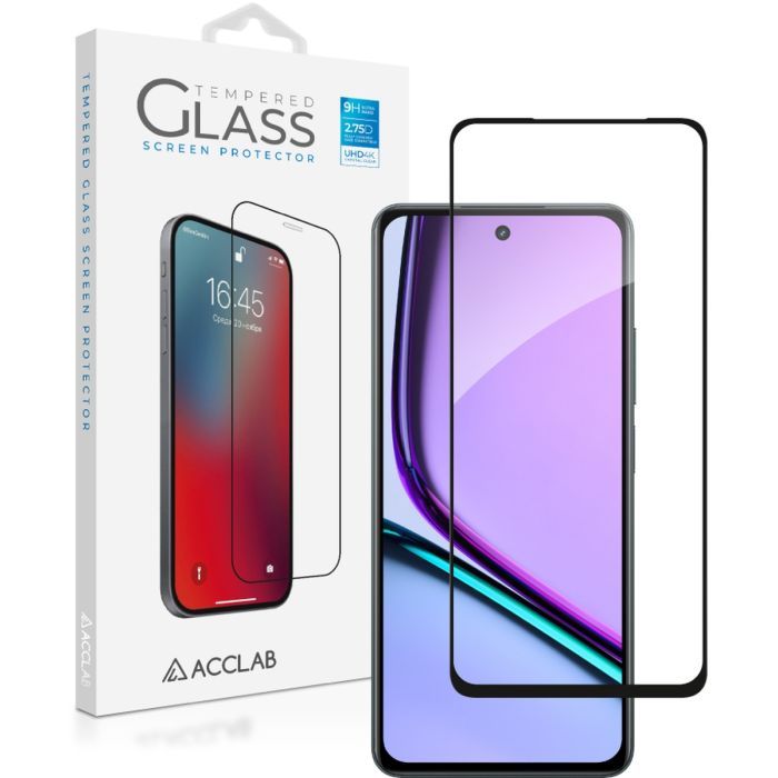 Стекло защитное ACCLAB Full Glue Realme C67 Black Фото