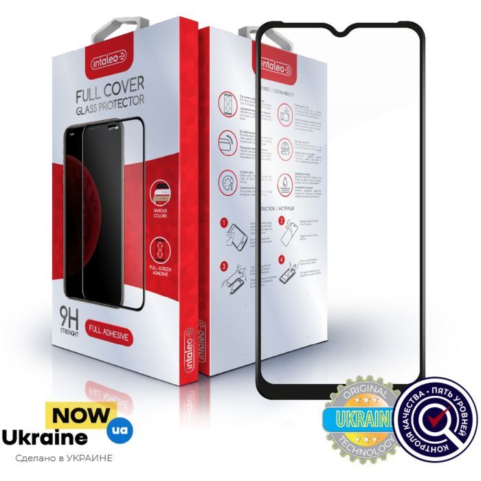 Стекло защитное Intaleo Full Glue RealMe C21Y Black Фото