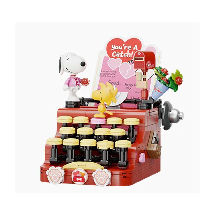 Конструктор Pantasy Snoopy Печатная машинка Фото