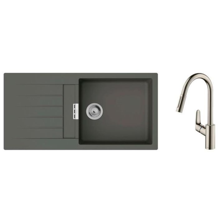 Мойка кухонная Hansgrohe S520-F480 + зміш. Focus M41 Фото