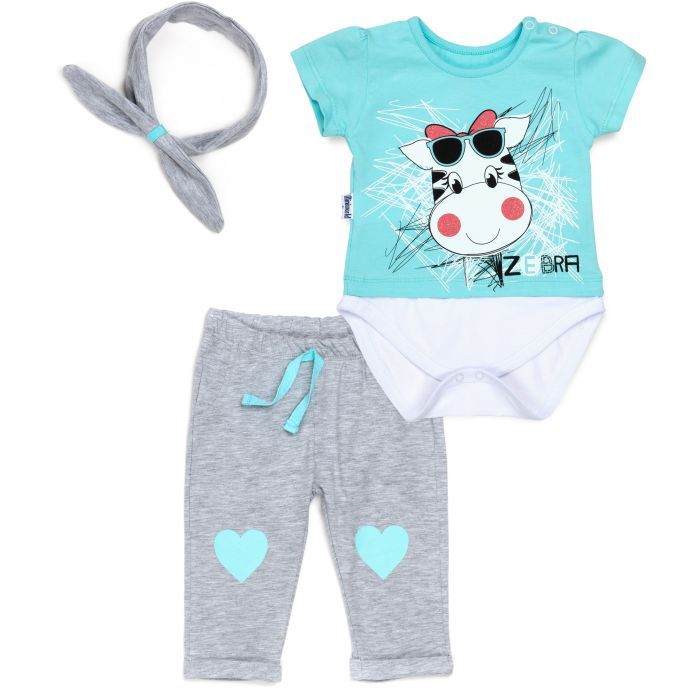 Боди детское Miniworld с зеброй Фото
