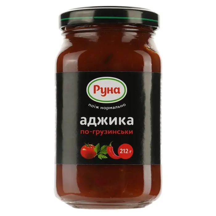 Соус Руна Аджика По-грузинськи 212 г Фото