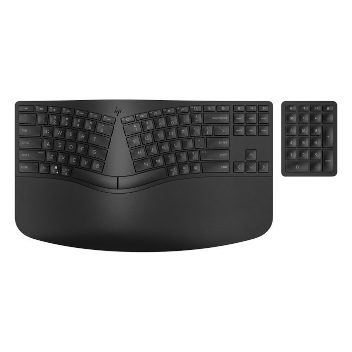 Клавиатура HP 960 BLK Ergonomic split-zone UA Black Фото