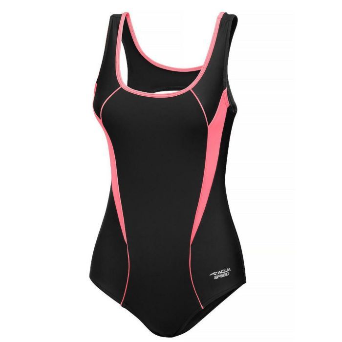 Купальник Aqua Speed Kate 413-34 чорний, помаранчевий 38 Фото
