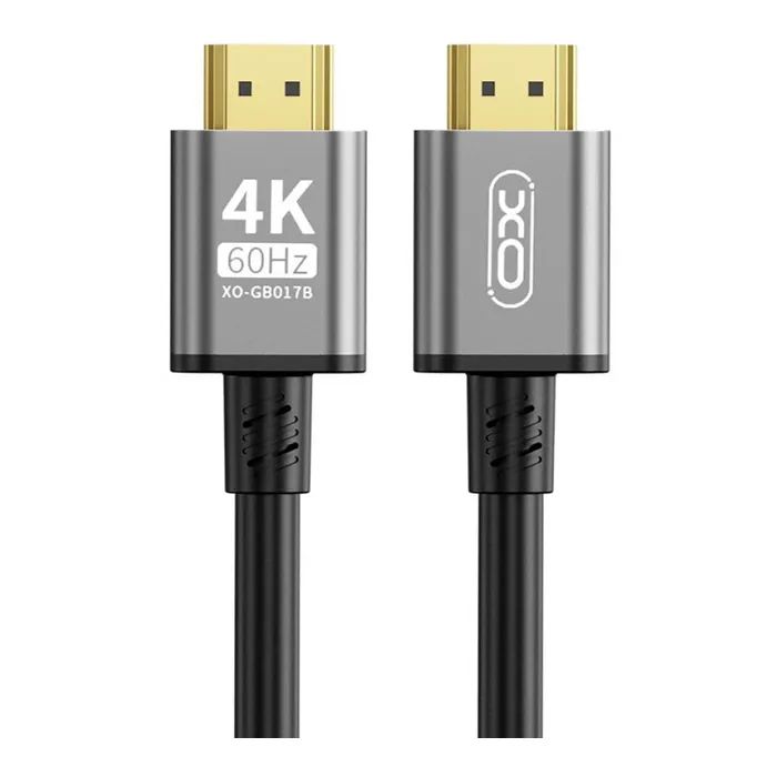 Кабель мультимедийный XO HDMI M to HDMI M 5.0m V2.0 black Фото