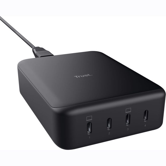 Зарядное устройство Trust Maxo 4xUSB-C PD240W GaN Black Фото