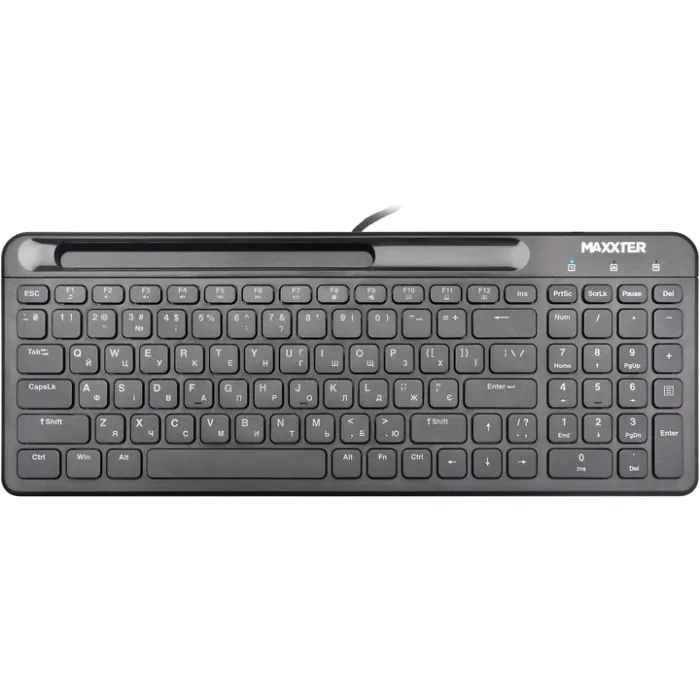 Клавиатура Maxxter KB-01B-UA USB Black Фото