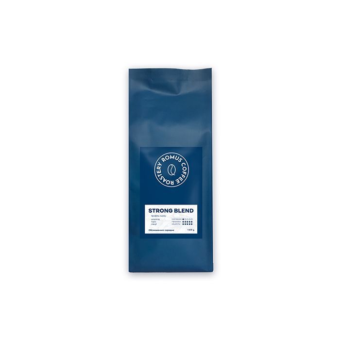 Кофе Romus Roastery Strong Blend в зернах 1 кг Фото