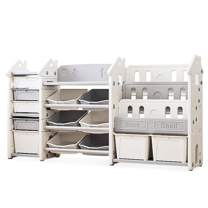 Детский стеллаж Mealux Line White Фото