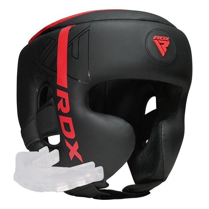Боксерский шлем RDX F6 Kara Matte Red S Фото