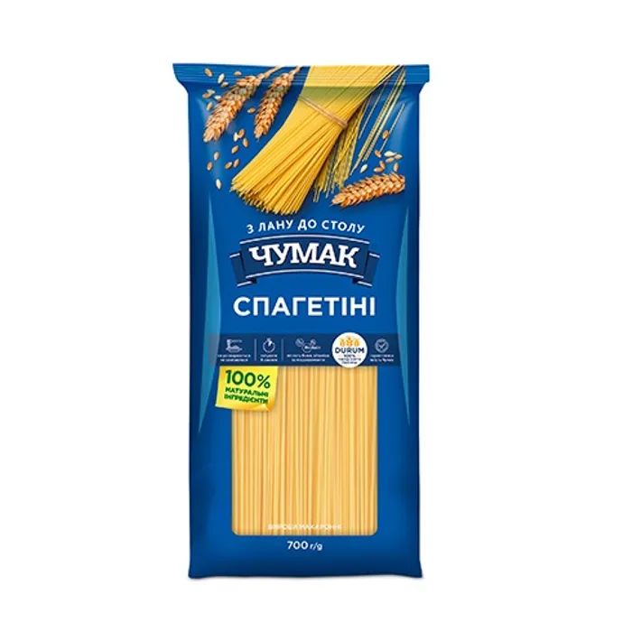 Макароны Чумак Спагетини 700 г Фото