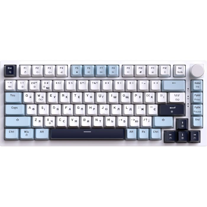 Клавиатура GamePro Genesis Warden MK160BL Outemu Swithes USB White Фото