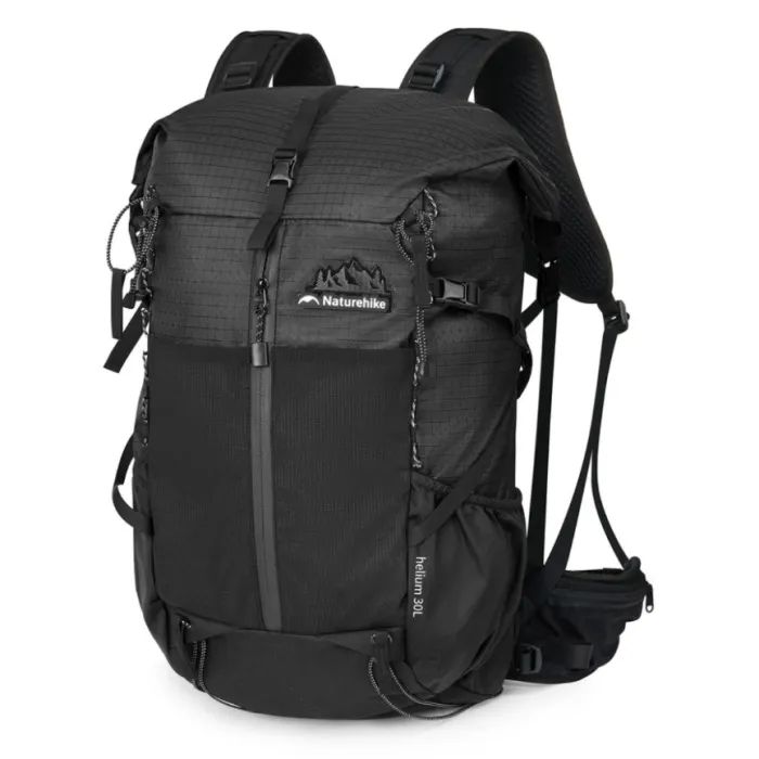 Рюкзак туристический Naturehike CNK2300016, 30+5 л, чорний Фото