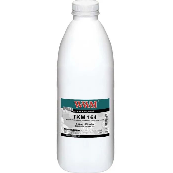 Тонер WWM 1000г Black Фото