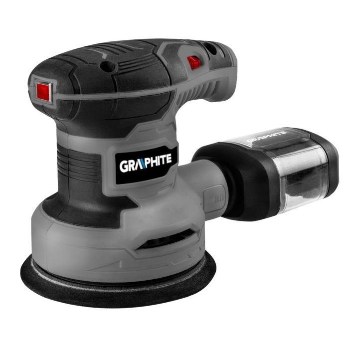 Шлифовальная машина Graphite эксцентриковая 300W, 125мм, 7000-13000об/мин Фото