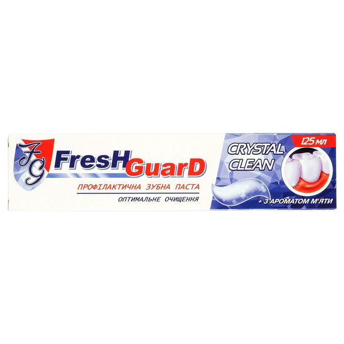 Зубная паста Fresh Guard Crystal Clean 125 мл Фото