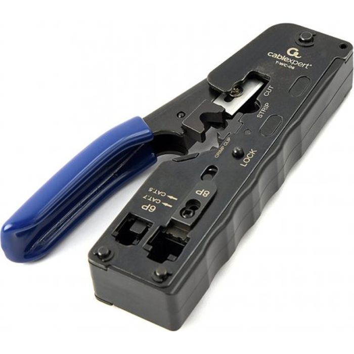 Инструмент Cablexpert RJ45/RJ12/RJ11 обрезает при обжиме Фото