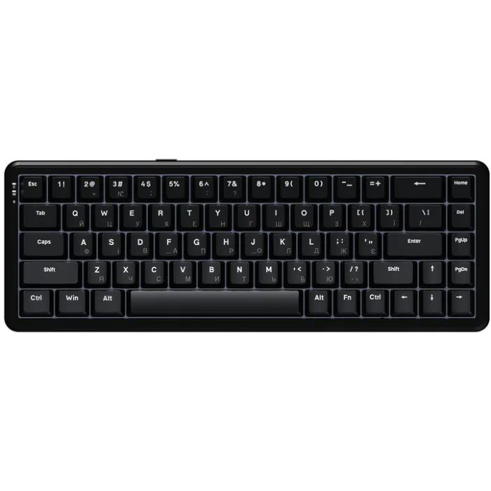Клавиатура Ajazz AK680 MAX Magnetic Switch RGB USB Black Фото