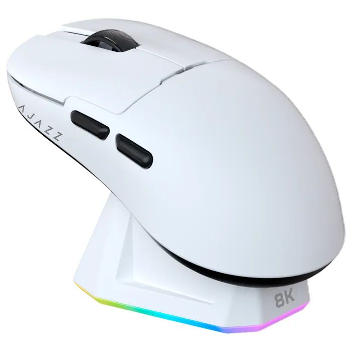 Мышка Ajazz AJ159PRO Wireless/Bluetooth/USB Charging Dock Whit Фото
