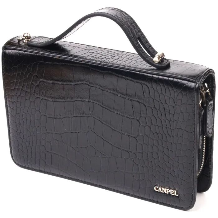 Сумка Canpellini Из натуральной кожи Черная Фото