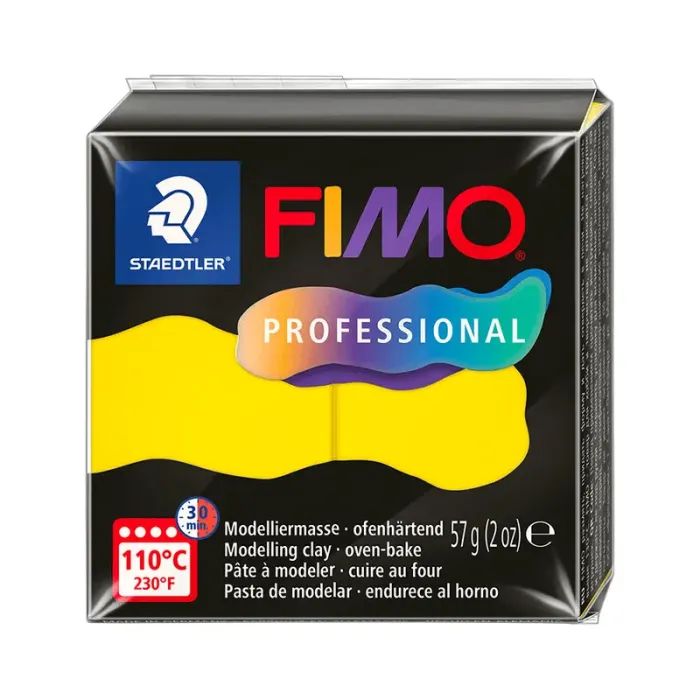Пластика Fimo Professional, Жовта, 57г Фото