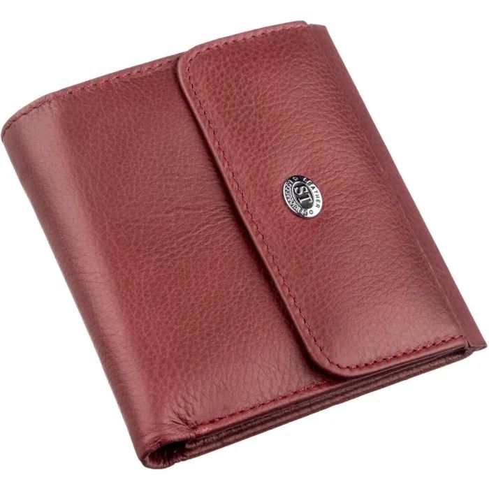 Кошелек ST Leather Бордовый Фото