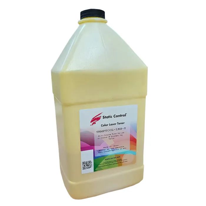 Тонер Static Control HP/Canon MPTCOL 1кг yellow Фото