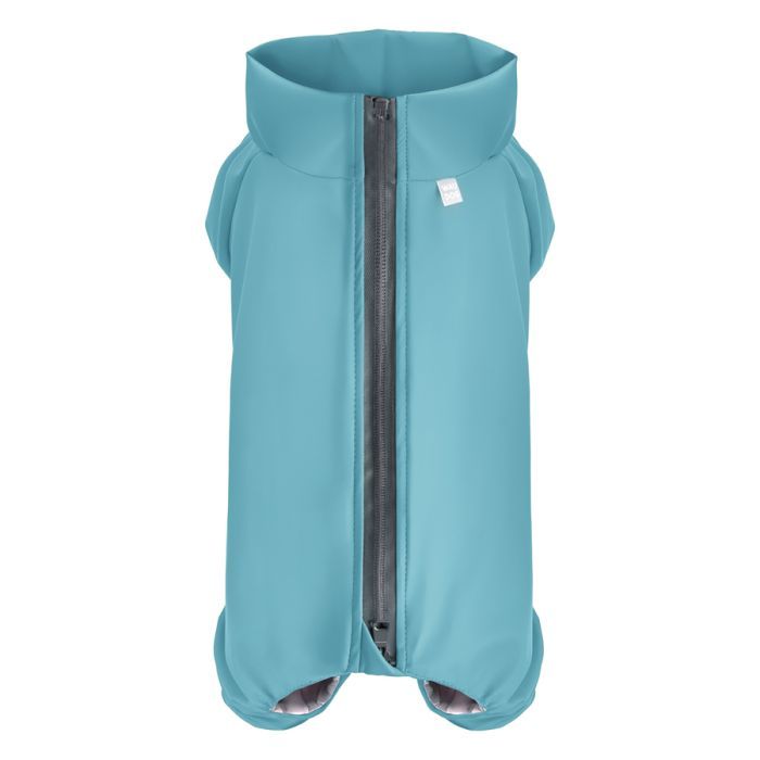 Дождевик для животных WAUDOG Clothes водонепроницаемый M35 голубой Фото