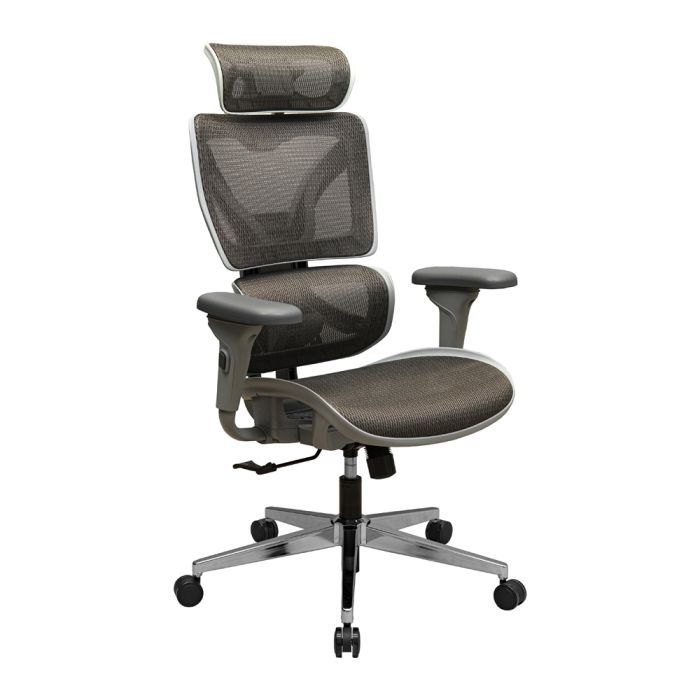 Офисное кресло Richman Перфоманс Хром Synchro Сетка Серая Фото