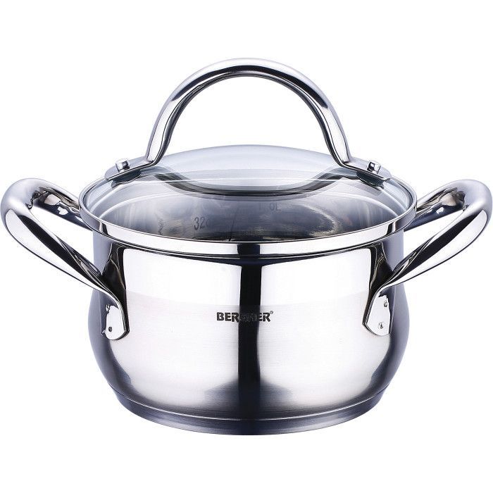 Кастрюля Bergner Gourmet, з кришкою 3,3 л Фото