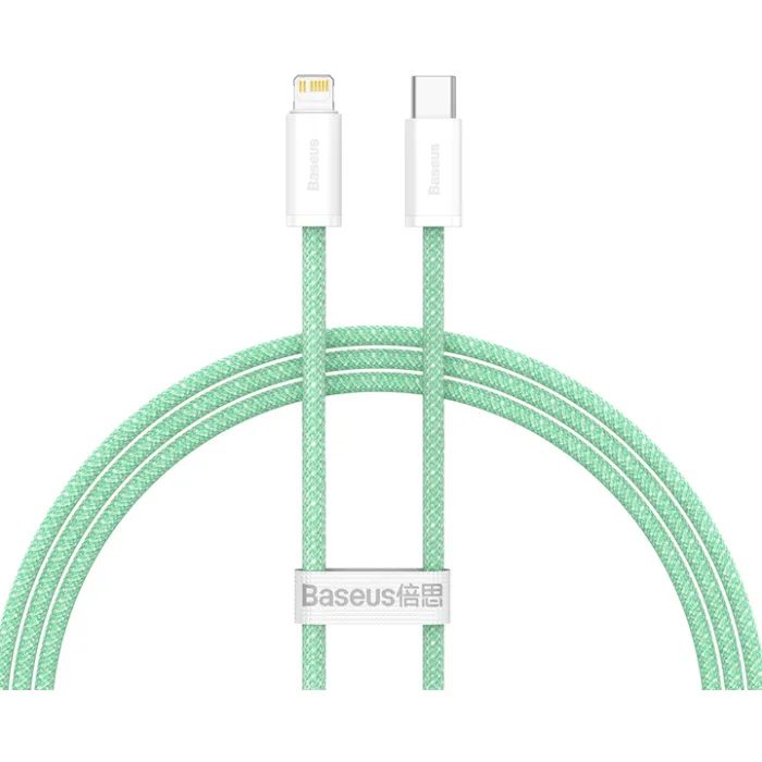 Дата кабель Baseus USB-C to Lightning 2.0m 20W green Фото