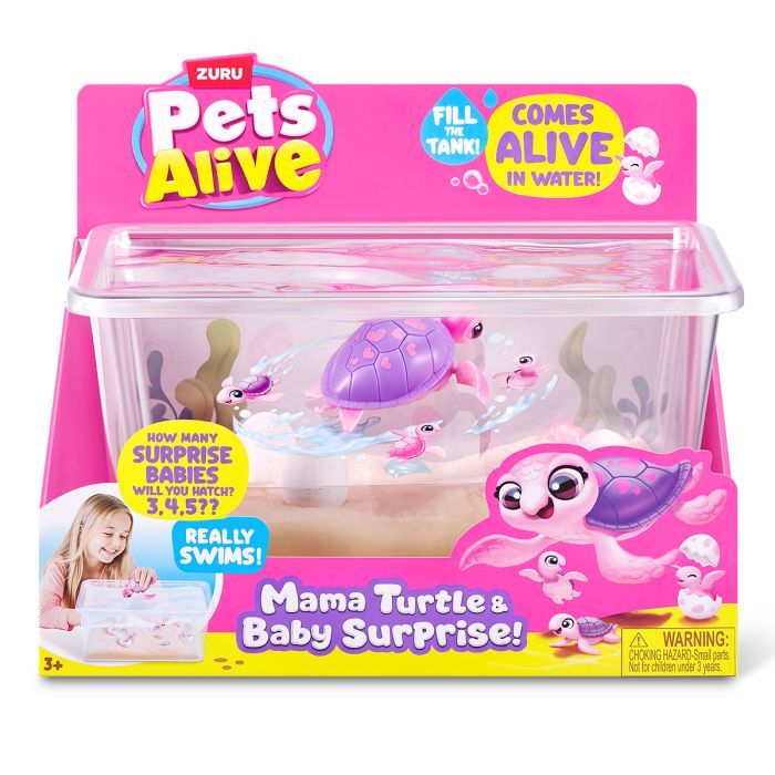 Интерактивная игрушка Pets & Robo Alive Мама черепаха з сюрпризом Фото