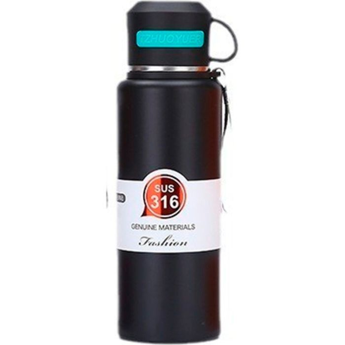 Термос Merlion Fashion 1 л, чорний Фото