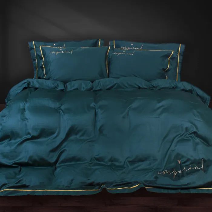 Постельное белье MirSon Сатин Imperial Satin Catania 175х210 двуспальный Фото