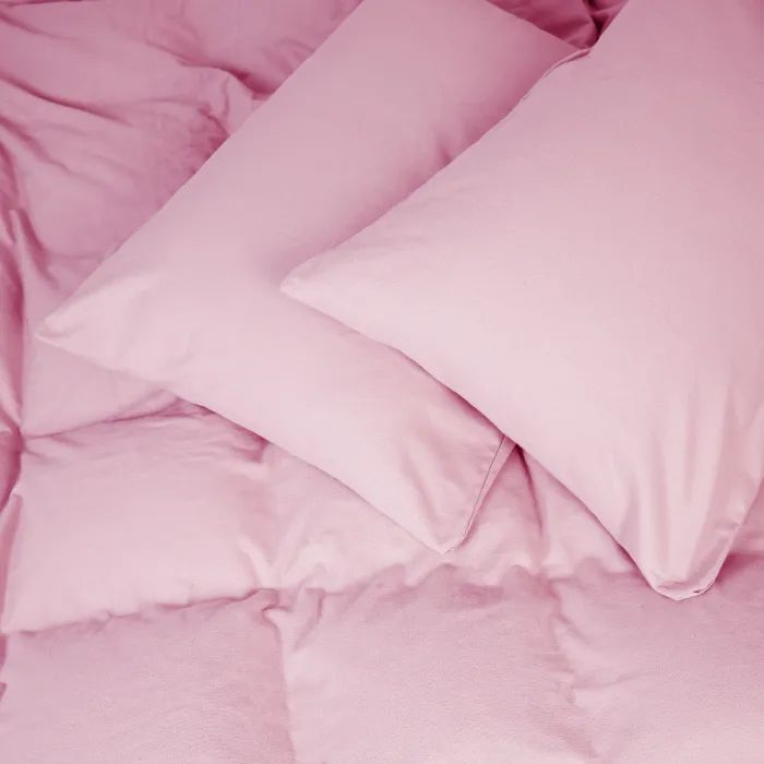 Постельное белье MirSon 008 Pink Фланель 2x143x210 Семейный Фото