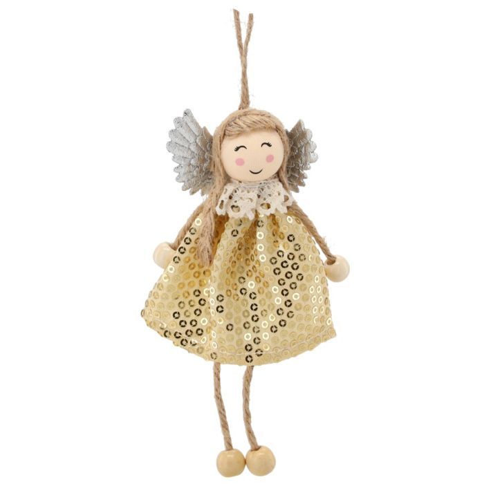 Елочная игрушка Chomik Фея" блискітки 7,5х16 см Фото