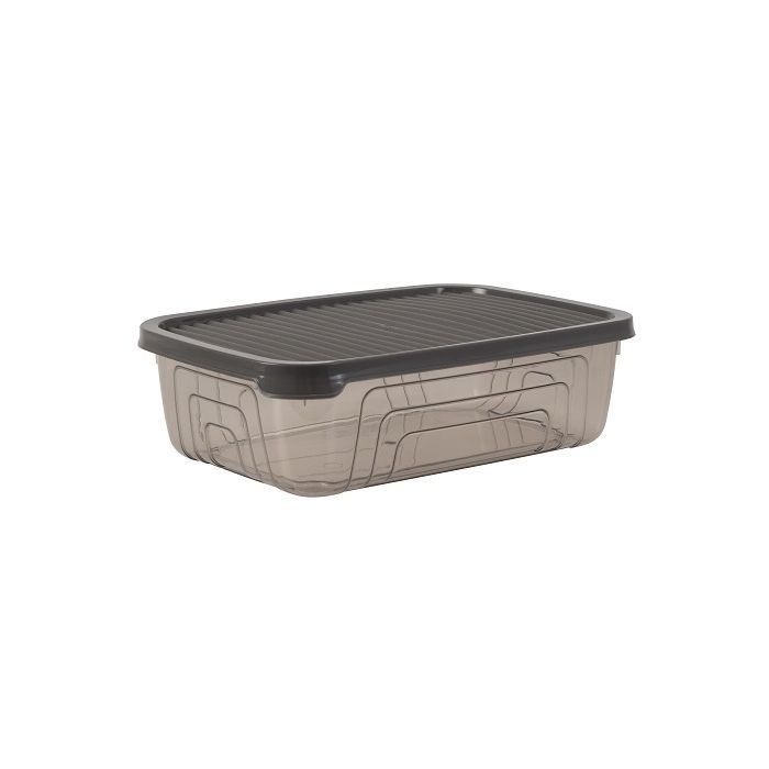 Пищевой контейнер Herevin Bowl Grey прямокутний 1.05 л Фото