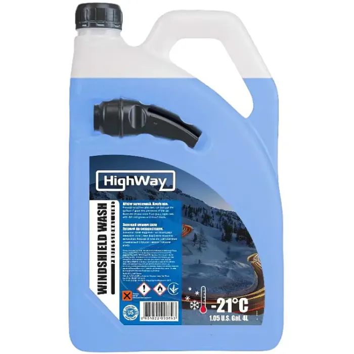Омыватель автомобильный HighWay -21С синій 4л Фото