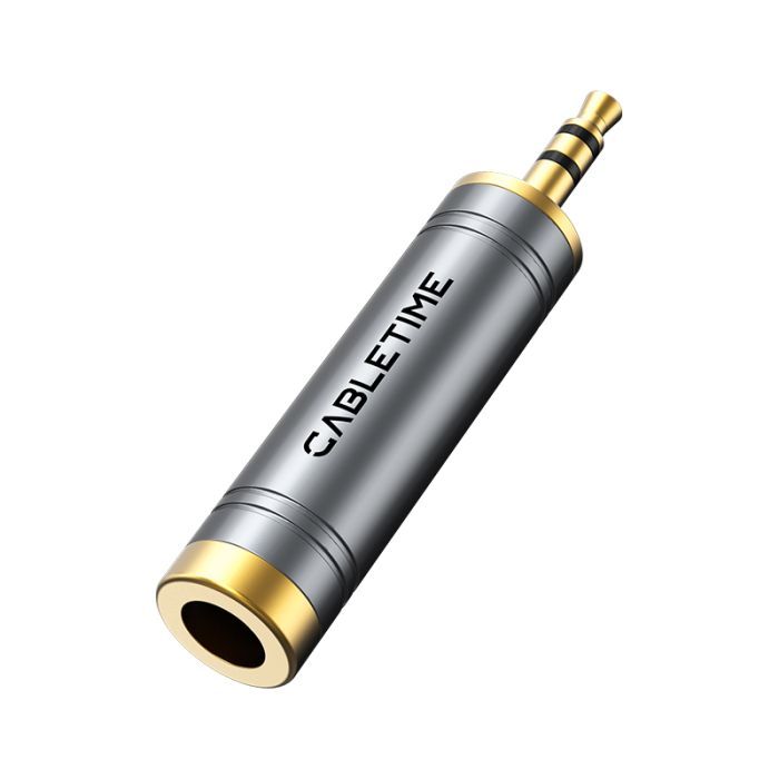 Переходник Cabletime 3.5mm M to 6.35mm F Фото