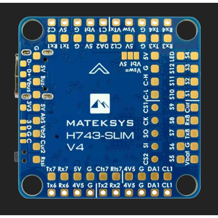 Полетный контроллер (FC) MATEK H743-SLIM-V4 Фото