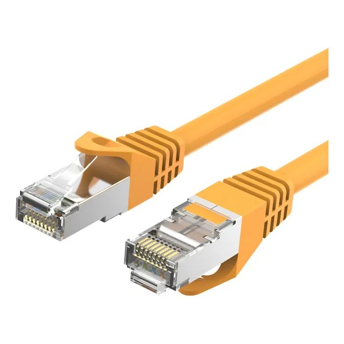 Патч-корд Vention 5м, RJ-45 cat 6a S/FTP yellow Фото